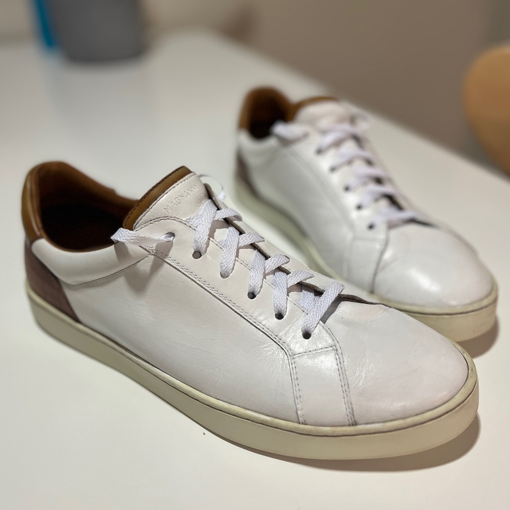 Magnanni - White Leather - Men's Sneakers